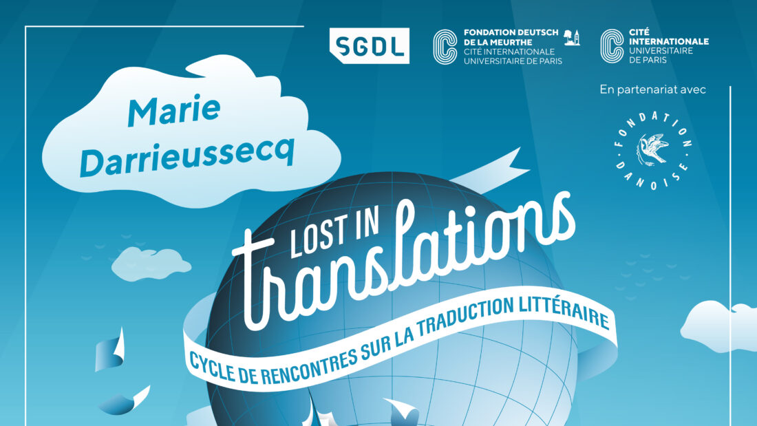 SGDL : Rencontres de la traduction littéraire – Marie Darrieussecq – 25 Avril