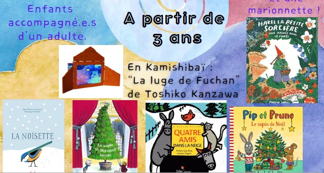 Lecture-Conte et goûter pour les enfants à partir de 3 ans – Mercredi 3 décembre à 16h30